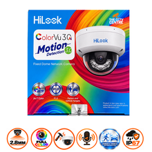 HiLook IPC-D149HAA-LU 4MP ColorVu 3.0 Smart Hybrid Audio Dome IP Camera with AI Detection