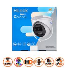 2 MP Hilook by Hikvision IPC-T229HA-LU(2.8mm) ColorVu w/ Smart Hybrid Light Fixed Turret Network Cam