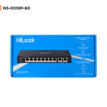 HiLook NS-0310P-60 8 Port PoE Switch – 60W PoE, 2 Gigabit Uplinks & 250m Range