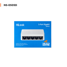 HiLook NS-0505D 5 Port Unmanaged Gigabit Desktop Network Switch Plug & Play