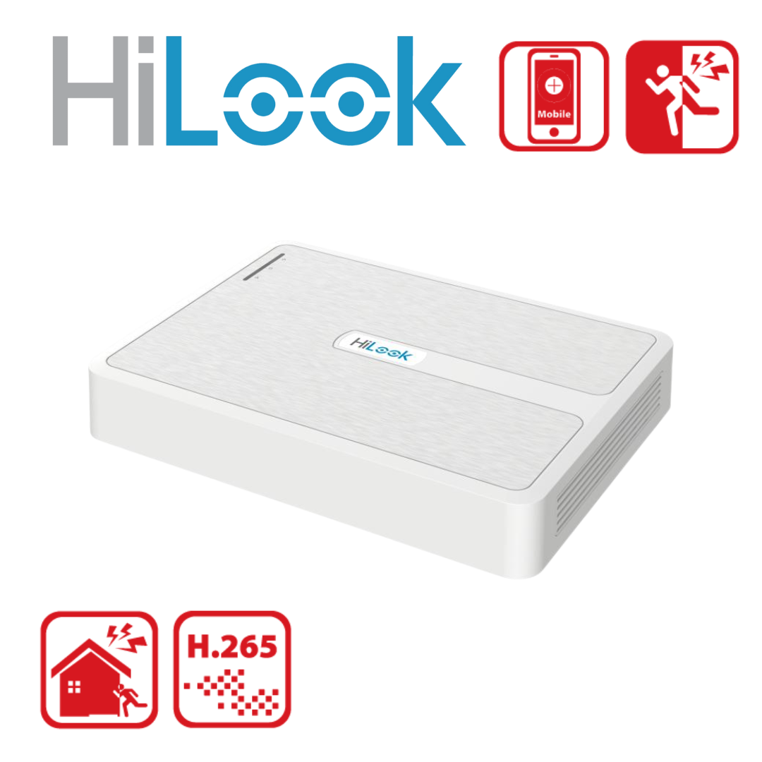 HiLook NVR-108H-D/8P 8 Channel PoE NVR with H.265+ Compression