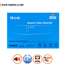 Hilook NVR-108MH-C/8P (E) (NEW MODEL) 8 Channel NVR with 8 PoE Ports - HiLook by Hikvision