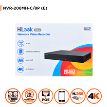 8MP Hilook By Hikvision NVR-208MH-C/8P (E) (NEW MODEL) 8 Channel PoE NVR ONVIF 2 Hard Drive Bays (Offer)