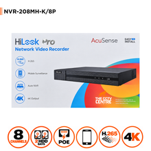 4K Hilook By Hikvision NVR-208MH-K/8P 8-Channel PoE NVR
