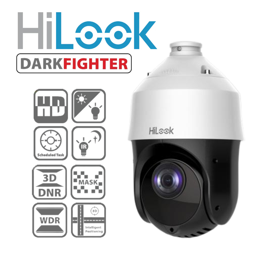 HiLook PTZ-T4225I-D 2MP 25x DarkFighter IR PTZ Analog Speed Dome Camera