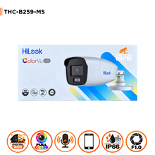 HiLook THC-B259-MS 3K ColorVu Audio Bullet Camera with White Light - 2.8mm