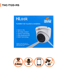 HiLook THC-T120-MS 2MP Audio HD Turret Camera with Built-In Microphone, 20M IR - 2.8mm