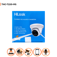HiLook THC-T220-MS 2MP Audio HD Turret Camera with Built-In Microphone, 40M IR - 4mm