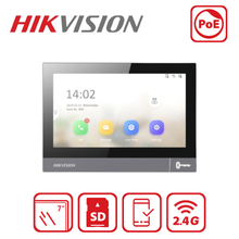 Hikvision DS-KH8381-WTE1 8-Series 7" Metal IP Indoor Station with PoE & Touchscreen