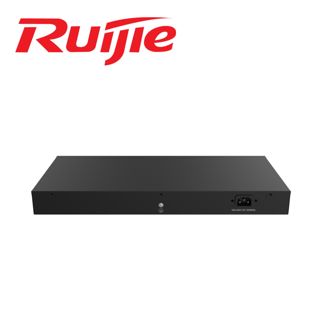 Ruijie RG-ES126S-LP V2 24 Port PoE Switch with 2 Gigabit Uplink Ports - Spring Sale
